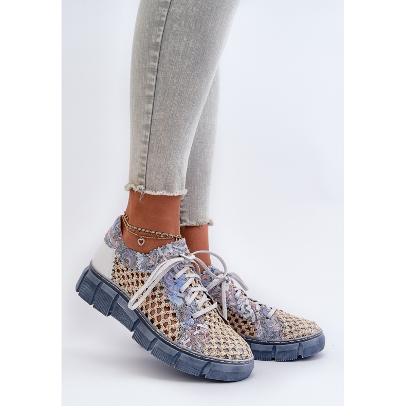 Skinnskor för kvinnor Maciejka 05850-06 Blå 2