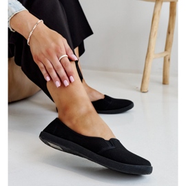 Svarta Wordana slip-on sneakers 1