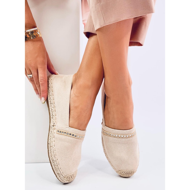 Etance Beige espadrillor för kvinnor 1