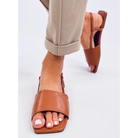 Dreys Camel damsandaler brun 1