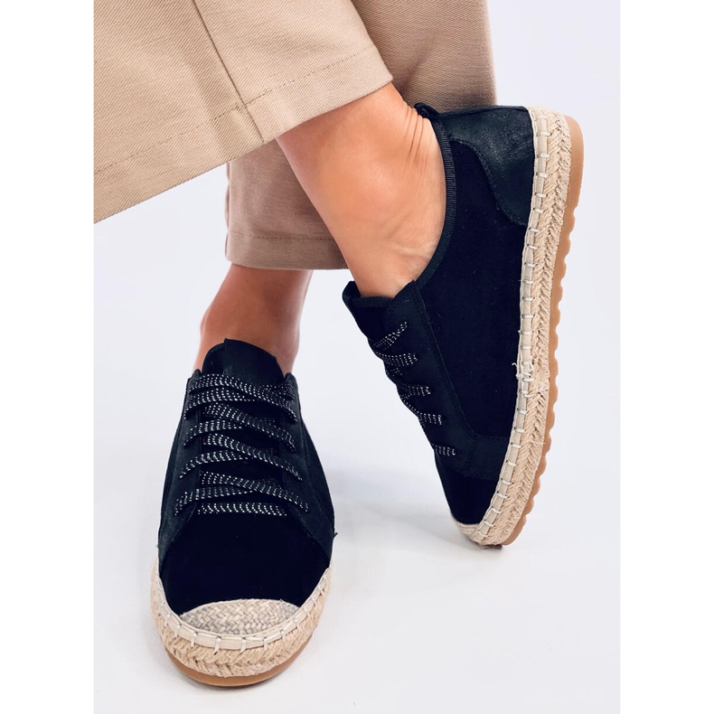 Felix Svarta espadrillesneakers 1