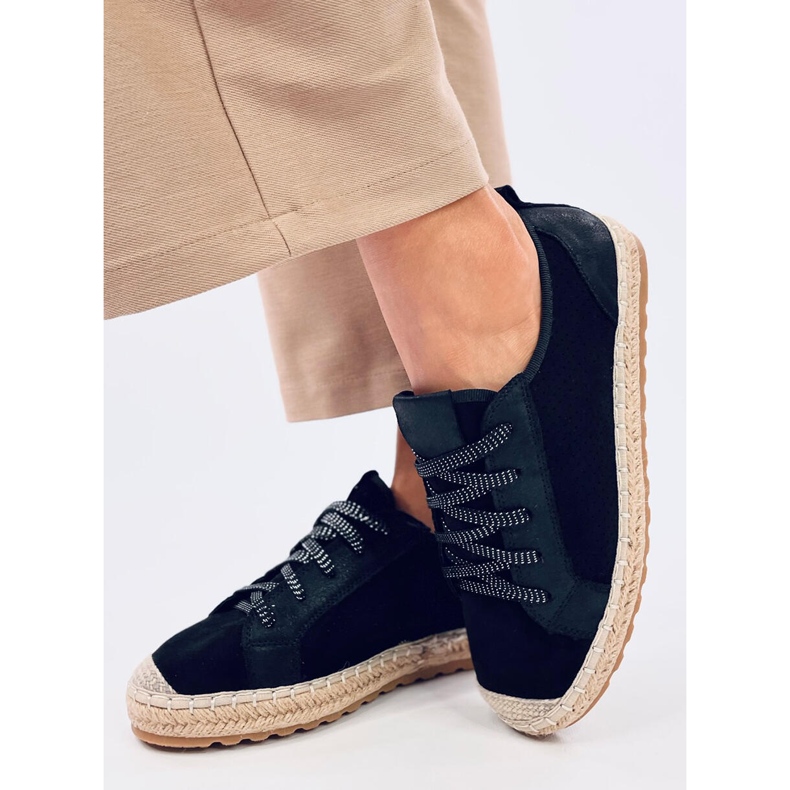 Felix Svarta espadrillesneakers 2