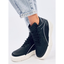 Gahine Black high-top sneakers svart 2