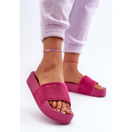 Damrutschbanor i mocka på plattformen Big Star NN274A672 Fuchsia rosa 4