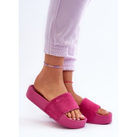 Damrutschbanor i mocka på plattformen Big Star NN274A672 Fuchsia rosa 3
