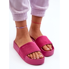 Damrutschbanor i mocka på plattformen Big Star NN274A672 Fuchsia rosa 7
