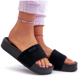 Flip-flops i mocka för kvinnor Big Star NN274A670 Svart 9
