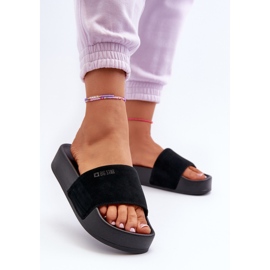 Flip-flops i mocka för kvinnor Big Star NN274A670 Svart 3