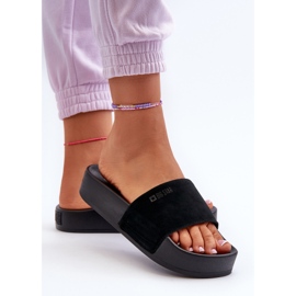 Flip-flops i mocka för kvinnor Big Star NN274A670 Svart 5