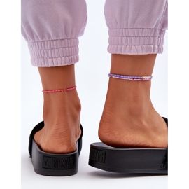 Flip-flops i mocka för kvinnor Big Star NN274A670 Svart 6