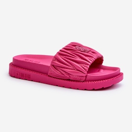 Flipflops för kvinnor på Big Star Platform NN274A749 Fuchsia rosa 1