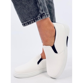 Alliot White slip-on sneakers vit 2