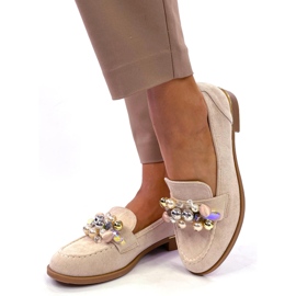 Anselme Beige sten loafers 2