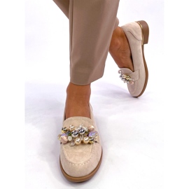 Anselme Beige sten loafers 1