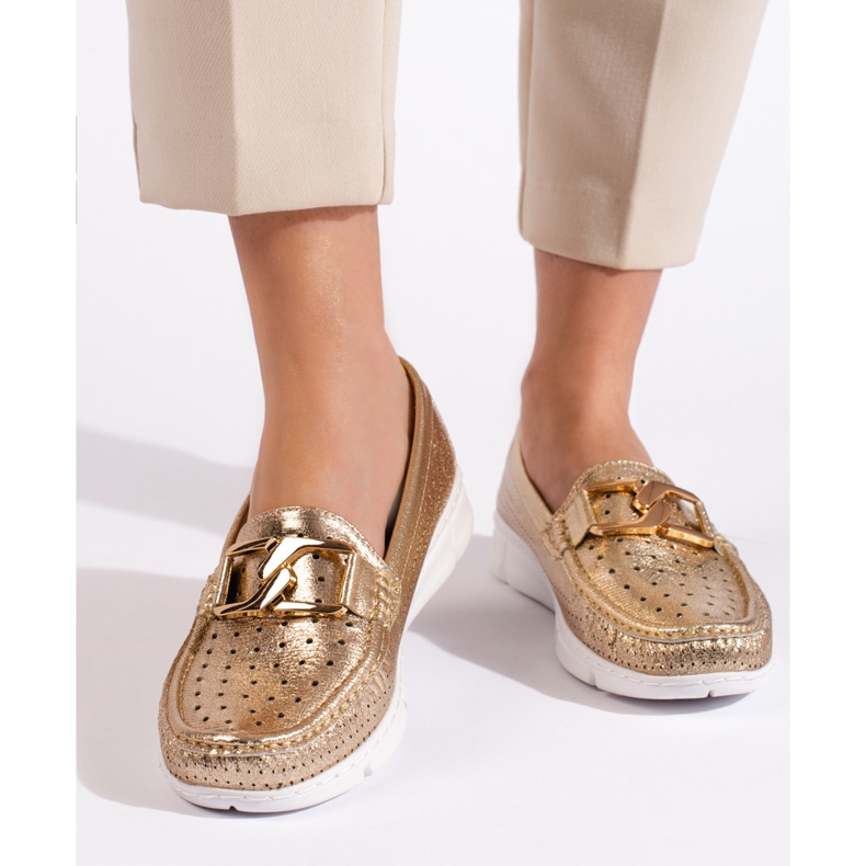 Goodin Dammockasiner i guld med spänne gyllene 1