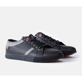 Svarta Cross Jeans sneakers för män 1