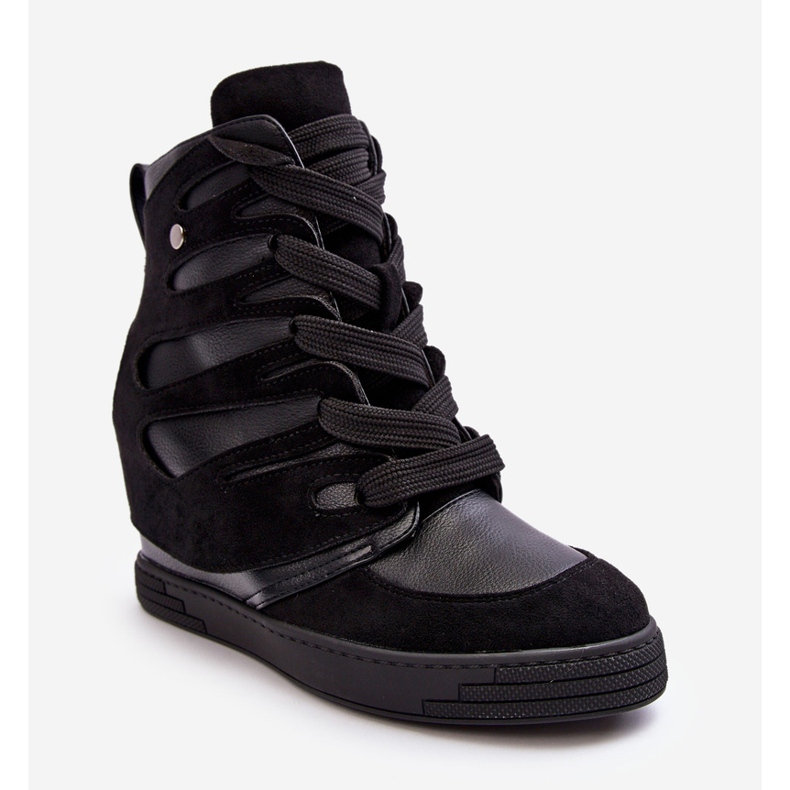 Ankelstövlar i läder, svart Amria 1