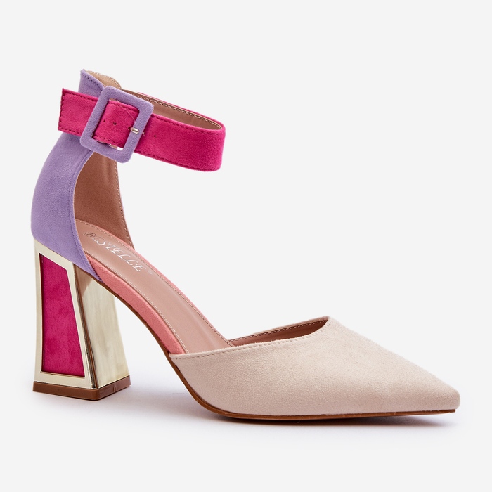 Mocka Pumps på en högklackad flerfärgad Lodho mångfärgad 2