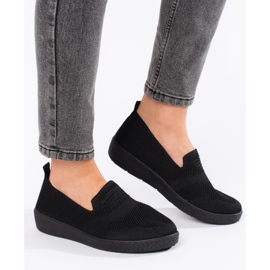 Svarta slip-on sneakers 2