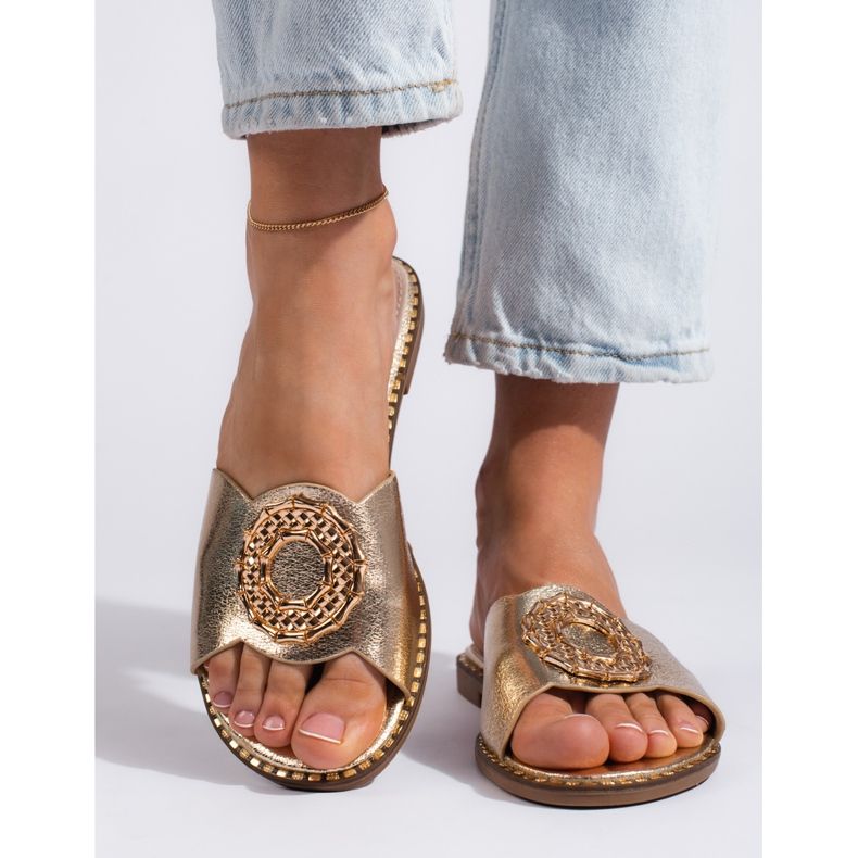 Goodin Gyllene tofflor för kvinnor 1