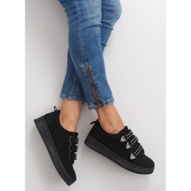 Sneakers med nitar 16-582 Svart 2