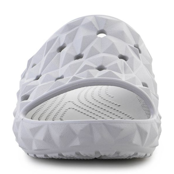 Crocs Classic Geometric Slide V2 W 209608-1FT flipflops grå 1