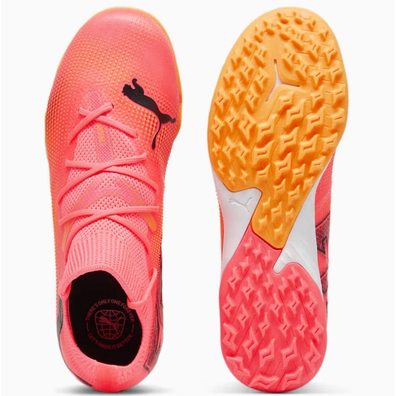 Puma Future 7 Match Tt + Mid Jr 107731-03 fotbollsskor rosa 1