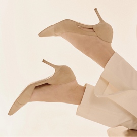 Marco Shoes Martini stiletter beige 1