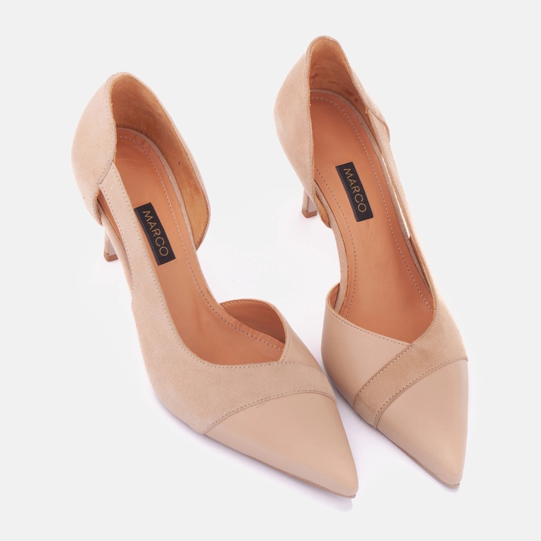 Marco Shoes Martini stiletter beige 2
