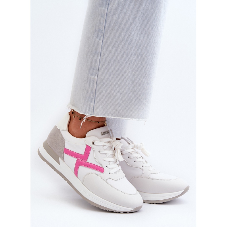 Platformsneakers dam INBLU IN000362 Vit 2