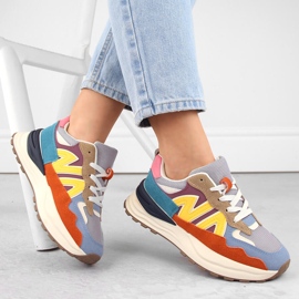 Färgglada damsportskor Atletico 23718 mångfärgad 2