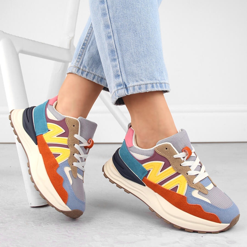 Färgglada damsportskor Atletico 23718 mångfärgad 2