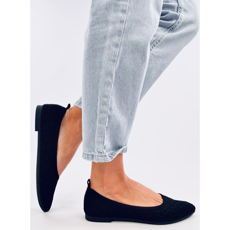 Balart Svarta mandelstrumpa ballerinor 2