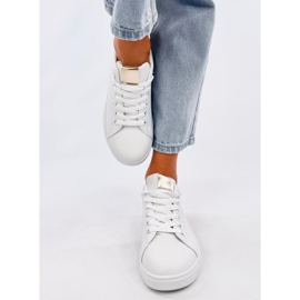 Helary WHITE/GULD damsneakers vit 1