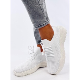 Jaussa White sock sportskor vit 2