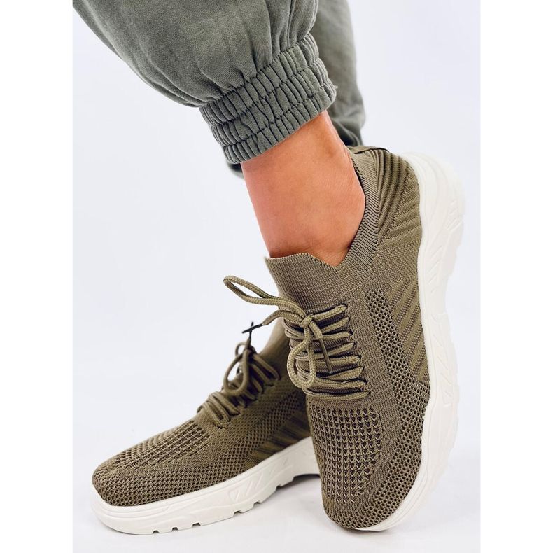 Jaussa Green sock sportskor grön 2