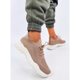 Jaussa Khaki socksneakers beige 2