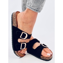 Byrd Svarta korktofflor 2