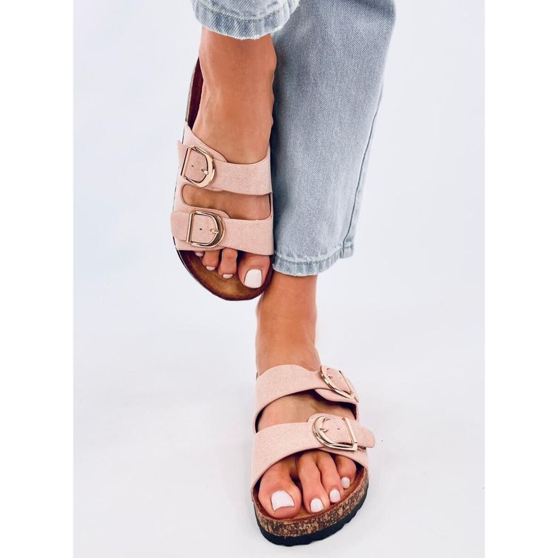 Scholki Byrd Rosa korktofflor 1