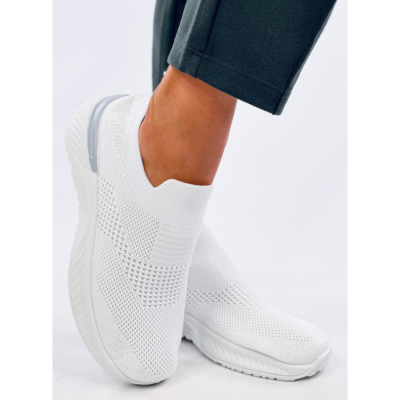 Suare White sock sportskor vit 2