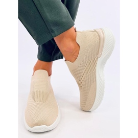 Suare Beige sock sportskor 1