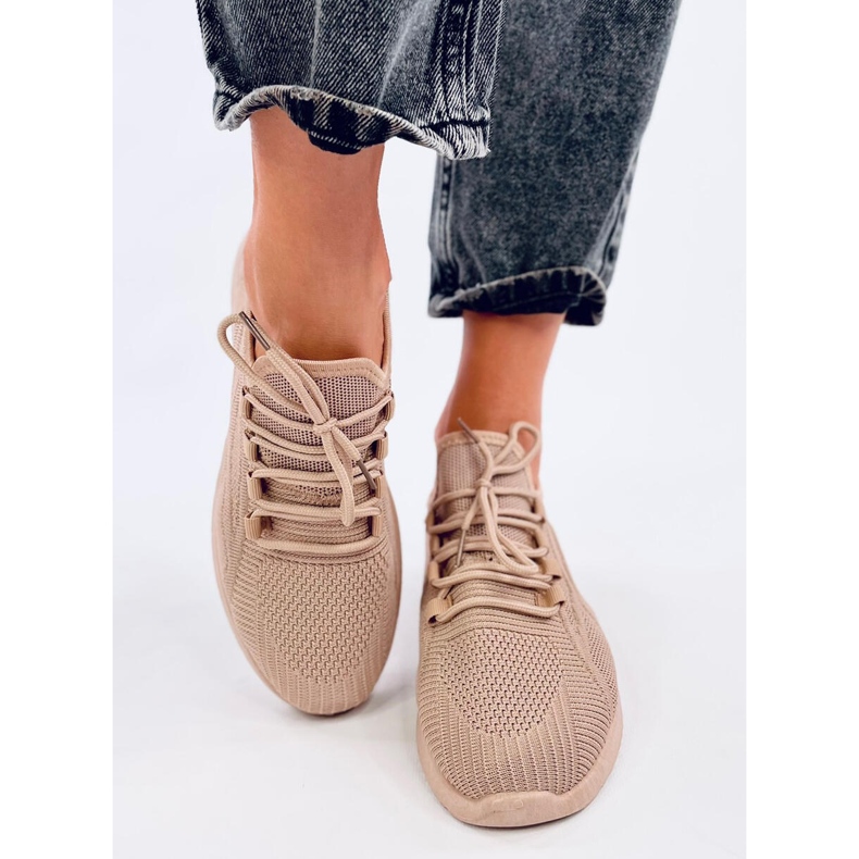 Guelfi Khaki sock sportskor beige 1