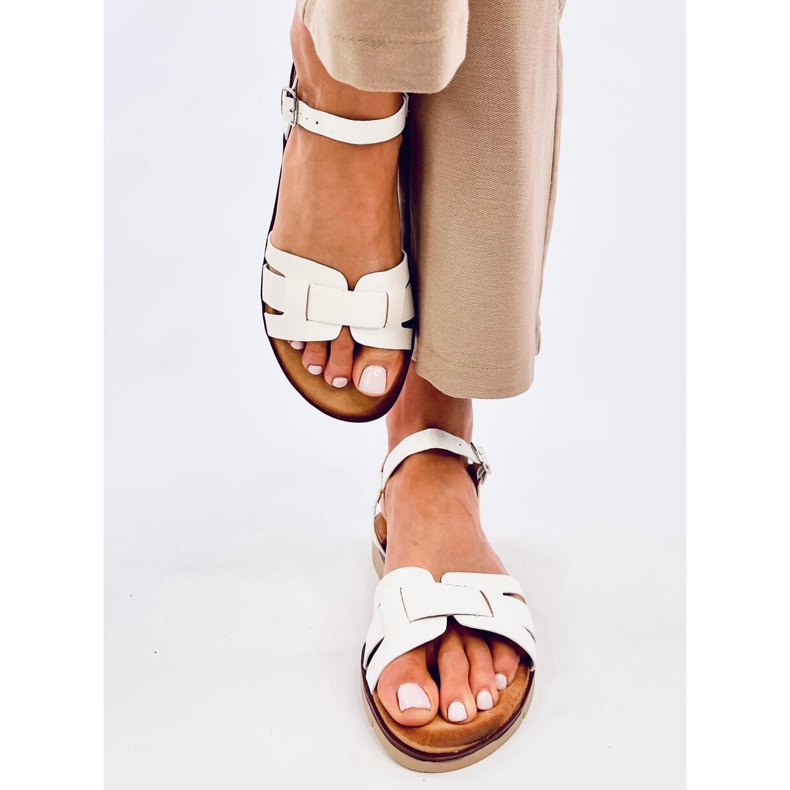 Capilla White damsandaler vit 1