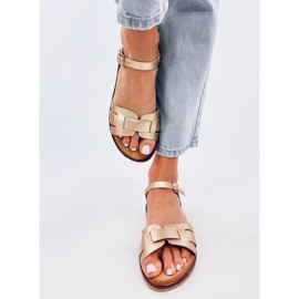 Capilla Gold damsandaler gyllene 1