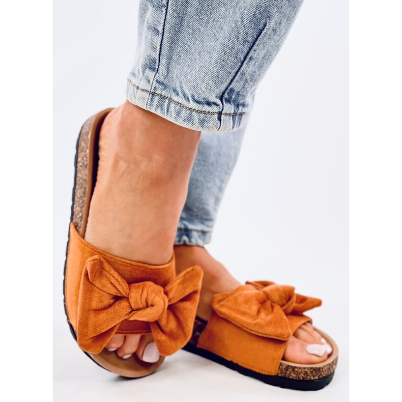 Kiara Camel korktofflor brun 2