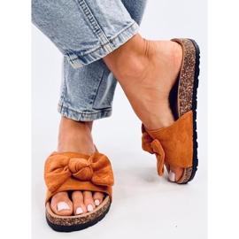 Kiara Camel korktofflor brun 1