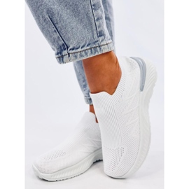 Fourny White sock sportskor vit 2