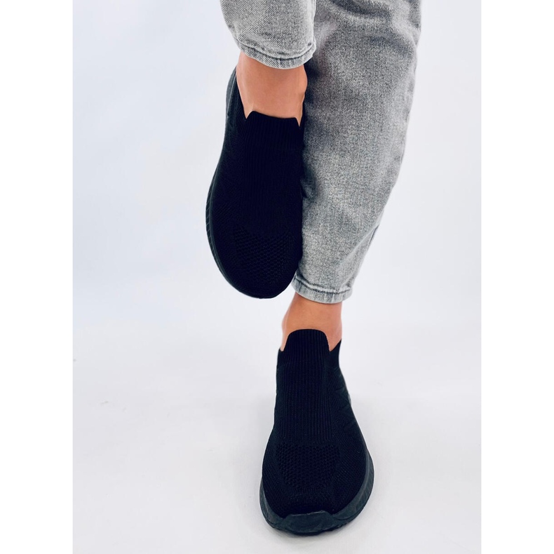Fourny Allblack sock sportskor svart 1
