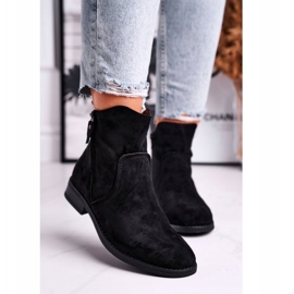 Evento Cowboystövlar för kvinnor Flat Heel Svart Plemmi 1