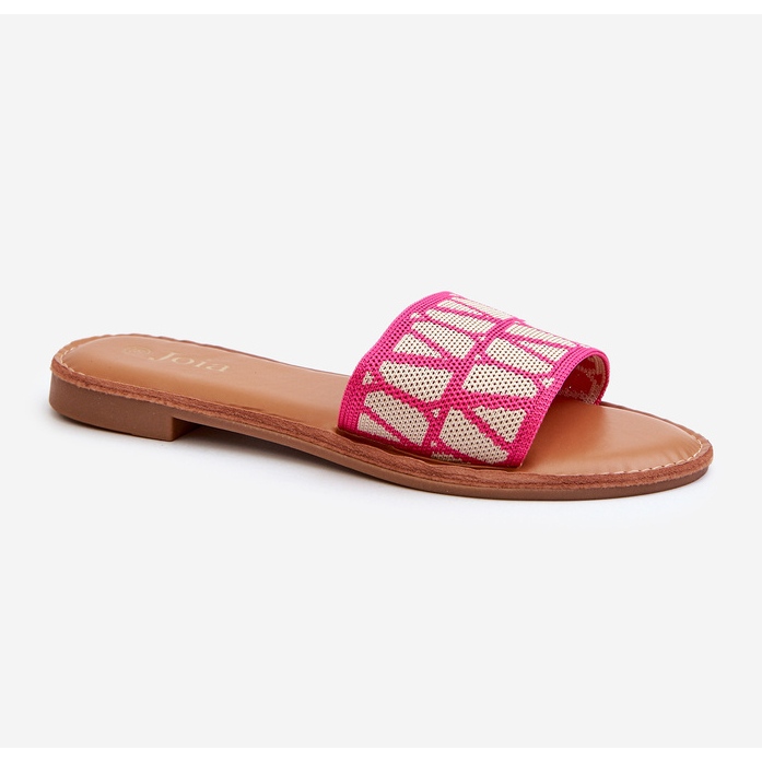 Platta flipflops för kvinnor Fuchsia Traivea rosa 1